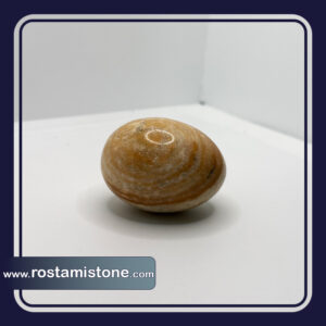 سنگ تخم مرغی اونیکس عسلی
